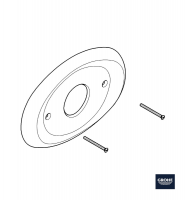 ROSETON Y TORNILLOS PARA 34433 GROHE